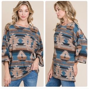 Aztec Oversized Top XL